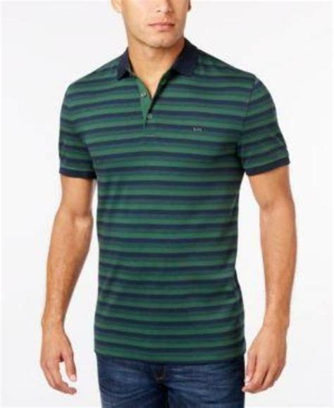 michael kors men's bold feeder stripe polo|Men’s Tops & Outerwear.